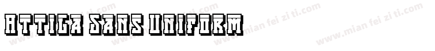 Attila Sans Uniform字体转换